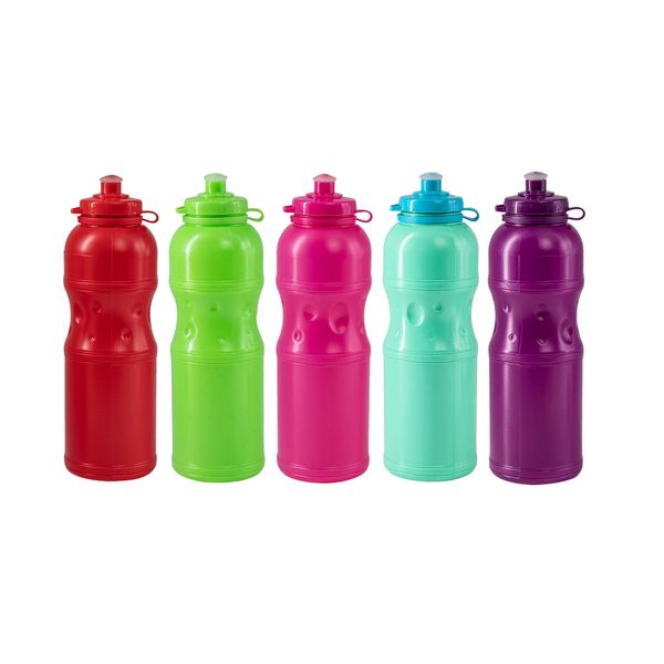 5 Solid Plastic Sportec Bottle's 750ml (Pack Of 10)