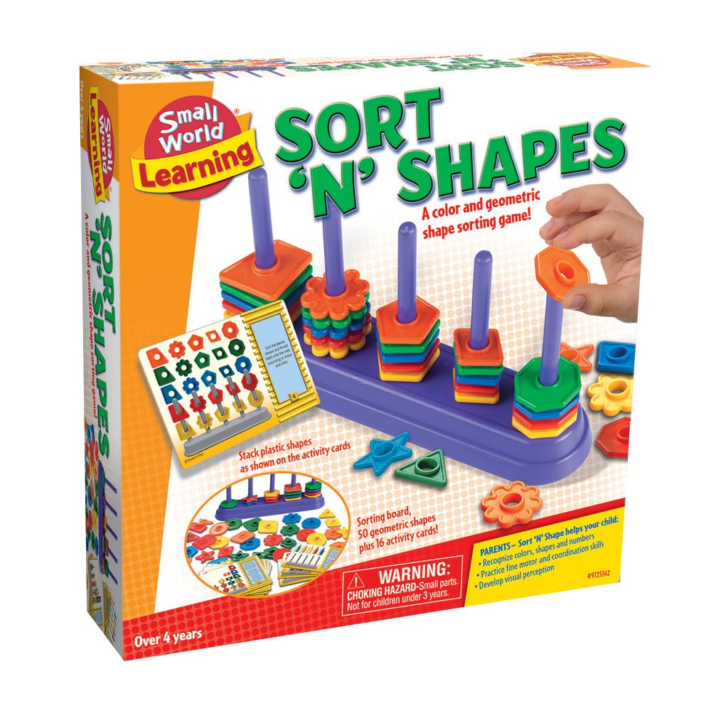 Small World Toys Sort N Shapes Geometric Game Shop Today. Get it