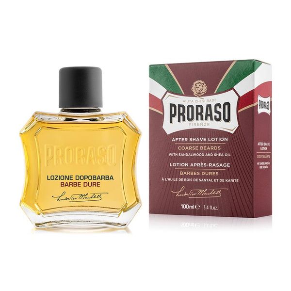 Proraso After Shave Lotion Coarse Beard with Sandalwood and Shea Oil