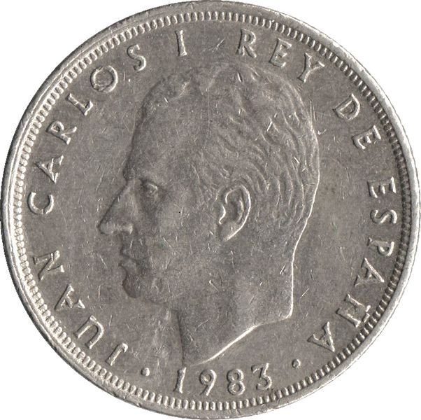 1983 Spain 25 Pesetas King Juan Carlos I