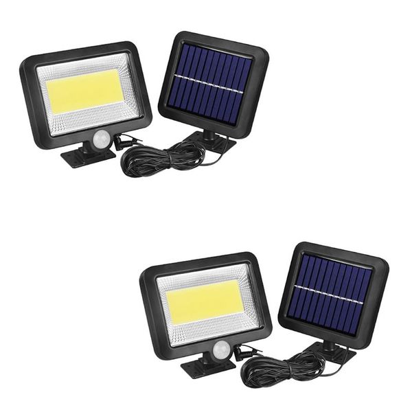 2 Set Of Solar Powered Single COB Motion Sensor Light FA-SL-F100