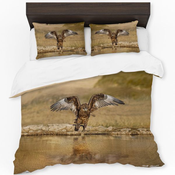 Juvenile Bateleur Eagle Duvet Cover Set by Annette Heymans