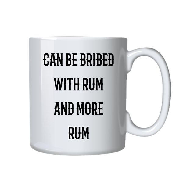 Rum and More Rum Coffee Mug - Best Funny Novelty Cup - Ideal Dad Gift Idea