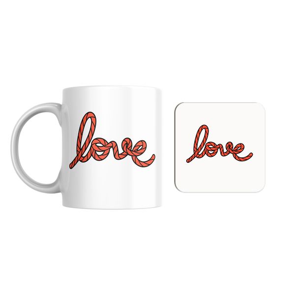 Love Rope Mug and Coaster