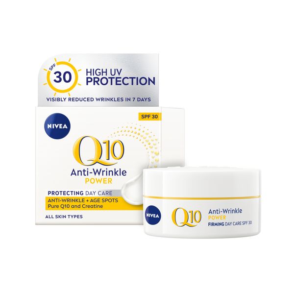 NIVEA Q10 Anti-Wrinkle Power Protecting Day Cream SPF30, Face Cream, 50ml