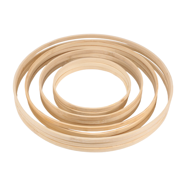 Bamboo Floral Hoop Dream Catcher Hoops Rings For Wedding Wreath Decor