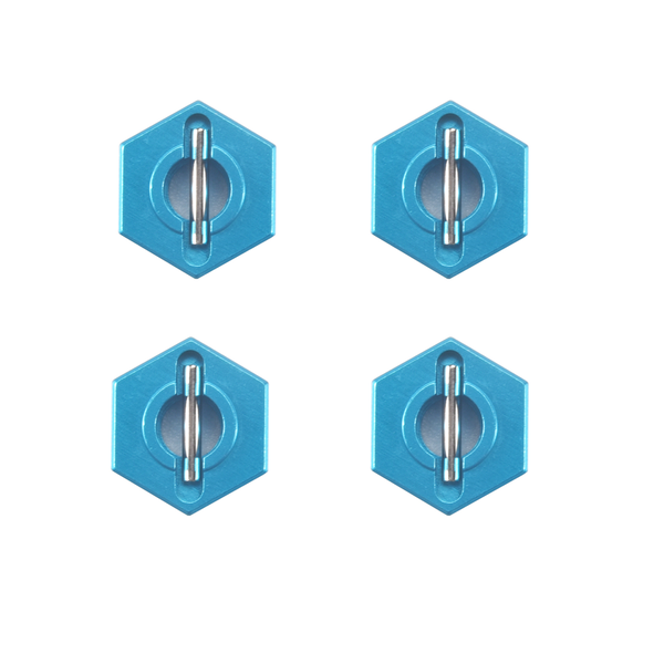 1Set/4Pcs Metal Hexagon Set For 12428 12423 1/12 Speed Rc Car