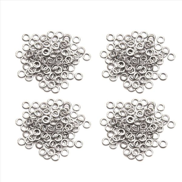 Fishing Solid Ring Jigging Fishing 304 Stainless Steel Very Large 1#