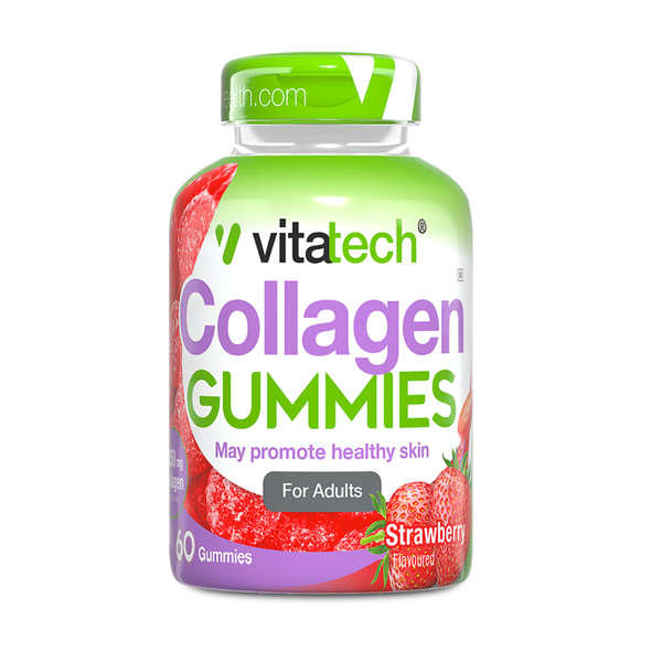 Vitatech Collagen Gummies Strawberry Candy 60 gummies