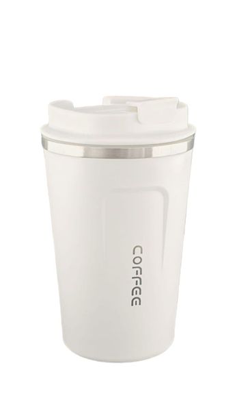 Dream World Stainless Steel Vacuum Travel Coffee Mug - 510ml - White