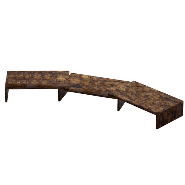 Dual Monitor Stand Riser Office Desktop Organizer Stand for 2 Monitors