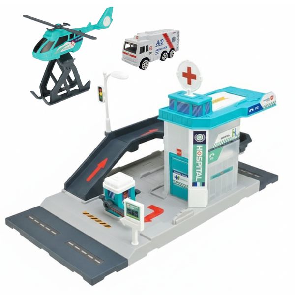 Street Convoy Multi-Function Medical Centre Simulation Toy Set - 18 Pieces