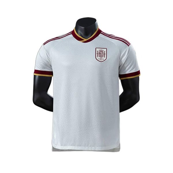 Men's Football Soccer Jersey Shirt For Spain - White/Red - S-2XL