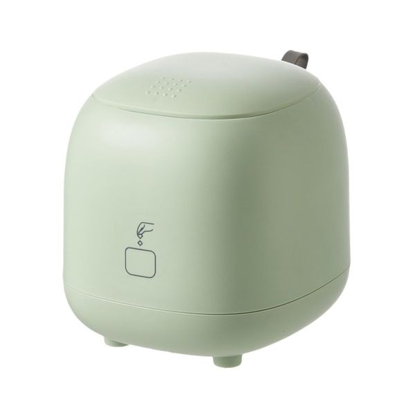 Cute Portable Mini Trash Can - Green