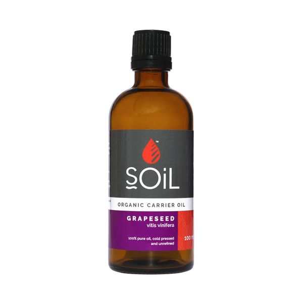 Soil Organic Grape Seed Carrier Oil - 100ml