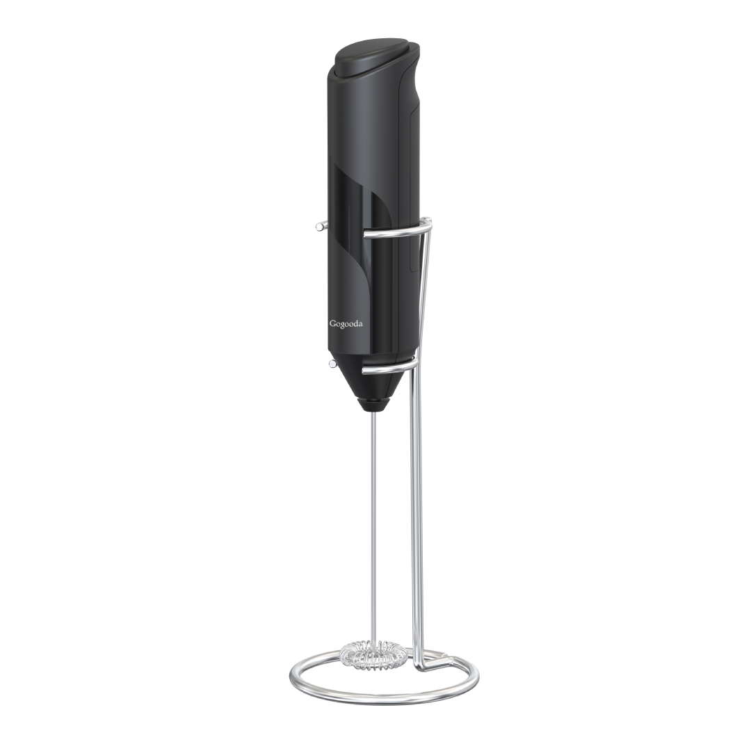 Gogooda Electric Milk Frother with Stainless Steel Stand