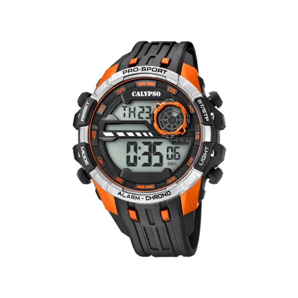 Calypso Digital Men's Watch - Orange