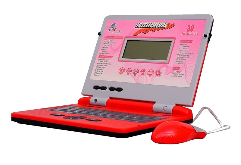 Intellectual Laptop with 30 Fun Activities for Kids - Pink