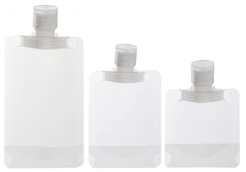 Toiletry and Cosmetic Travel or Storage Container Squeeze Pouches - 3 Piece
