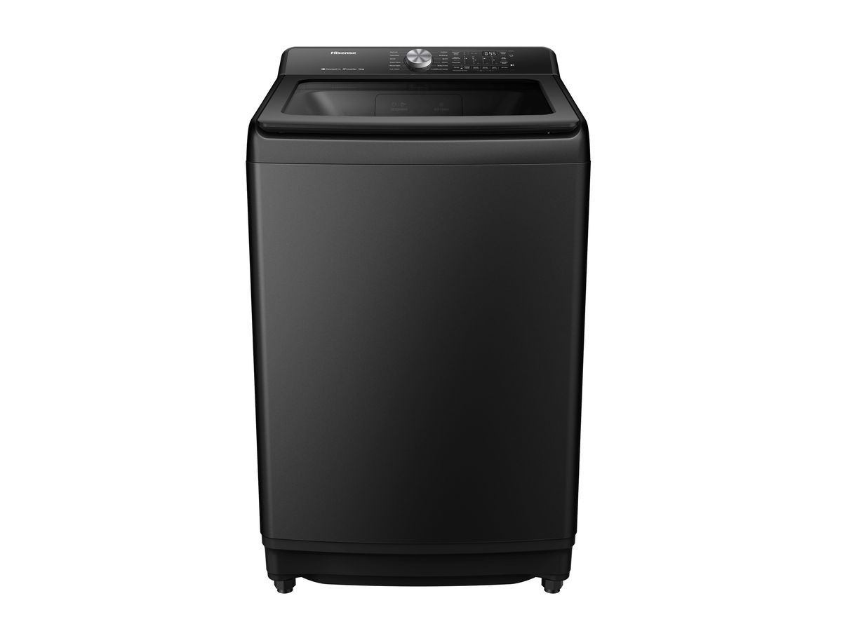 Hisense 16Kg Smart Top Loader Washing Machine with Inverter-Premium Black