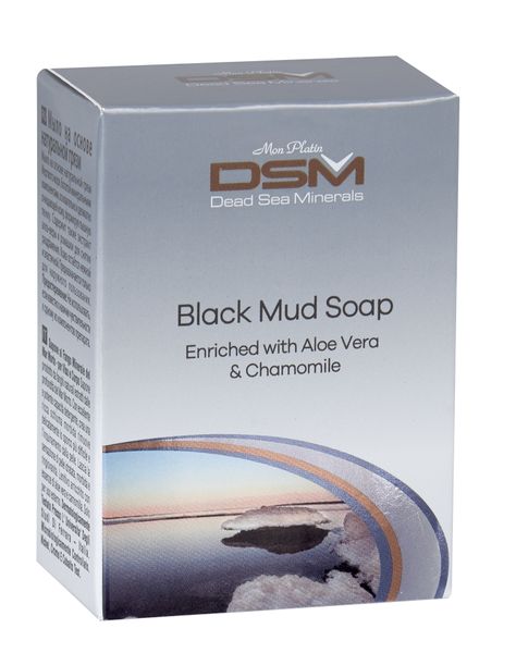 Black Mud Soap with Aloe Vera &amp; Chamomile 120gr