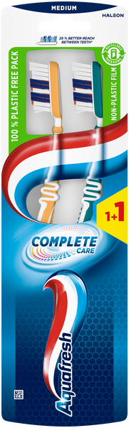 Aquafresh Toothbrush Complete Care 1+1