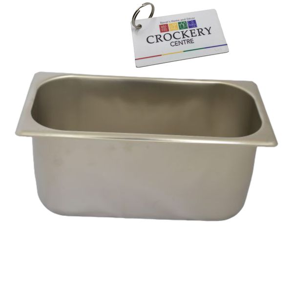 Stainless Steel Insert Third 150mm Catering Equipment + Keyring