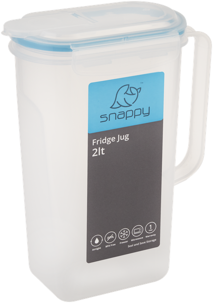 Snappy - Aqua Fridge Jug - 2 Litre