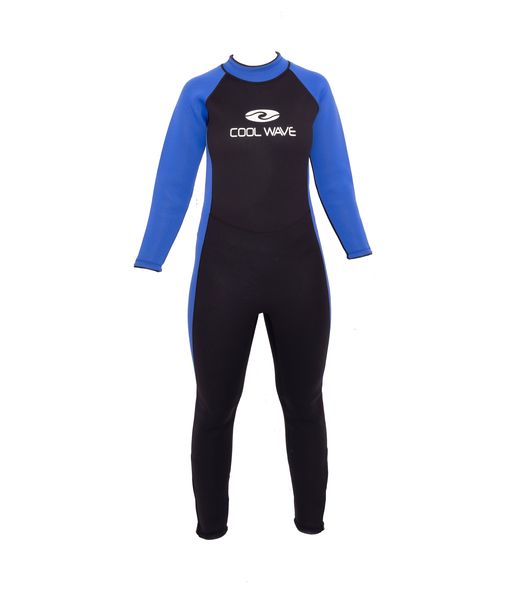 Coolwave Children's Full Wetsuit - Blue/ Black