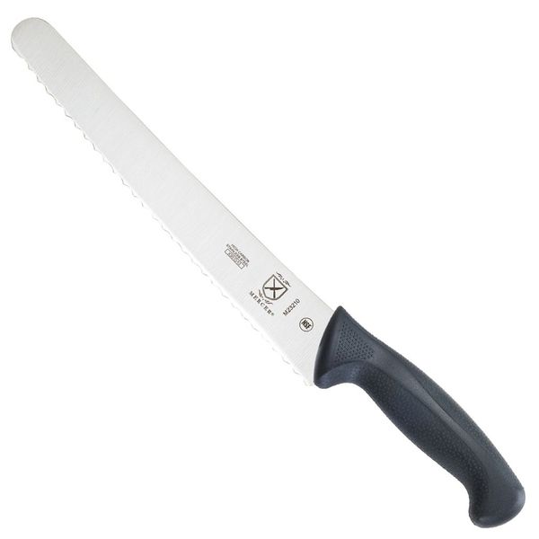Mercer Culinary Millennia Wavy Edge Wide Bread Knife 25 cm - Black