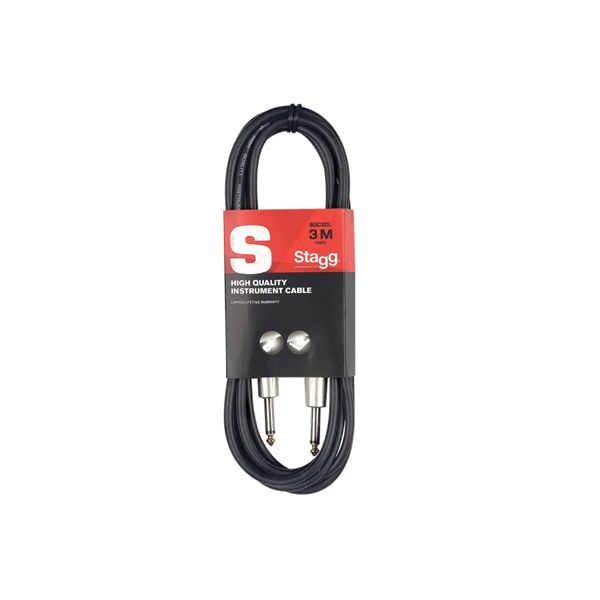 Stagg SGC3DL Instrument cable, jack/jack 3M