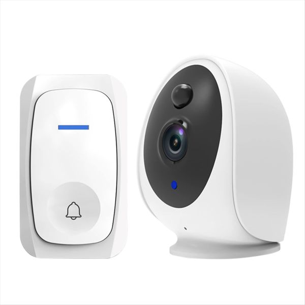 2 In 1 Intelligent 2-Way Voice Doorbell Camera Door Bell Ultra Clear