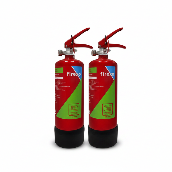 Firexo 2 Liter Fire Extinguisher Lithium Ion &amp; All Classes Of Fire - 2 Pack
