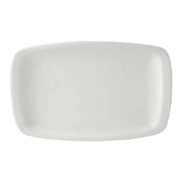 Platter 30x19cm Rectangular White