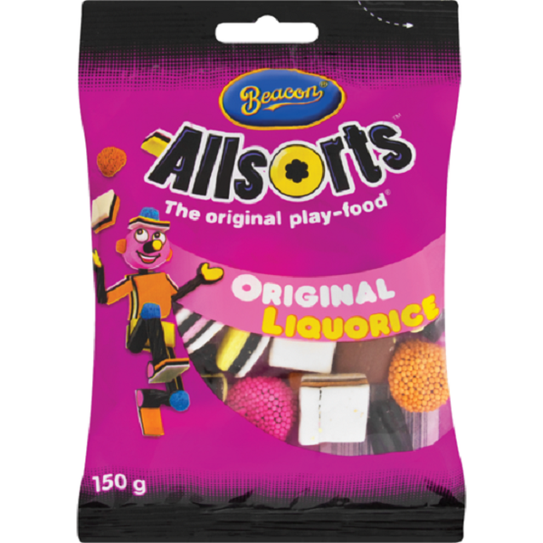 Beacon - Allsorts Liquorice 24x150g
