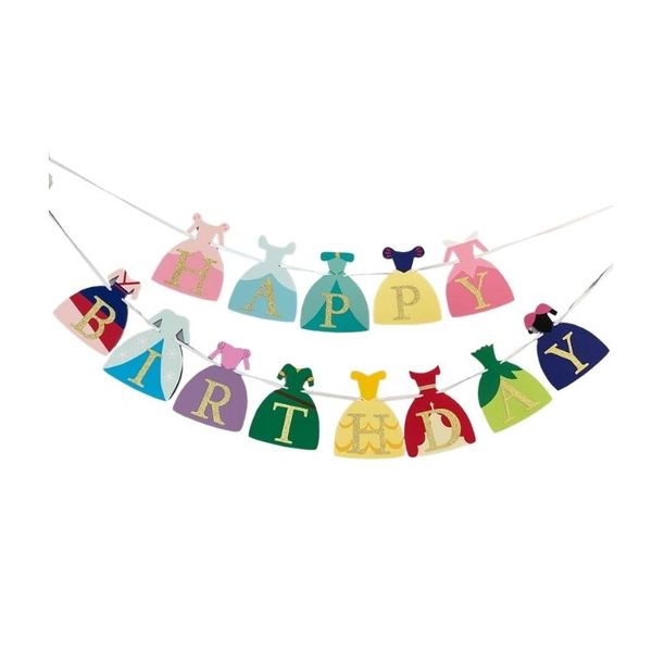 iKids Party Flag Banner - Princess