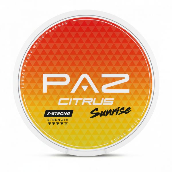 PAZ - X-Strong Citrus Sunrise - Nicotine Pouches