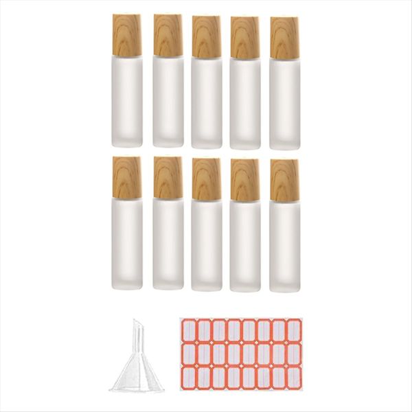 5Ml Roll-On Bottle Small Cosmetic Packing Perfume Bottles Wood