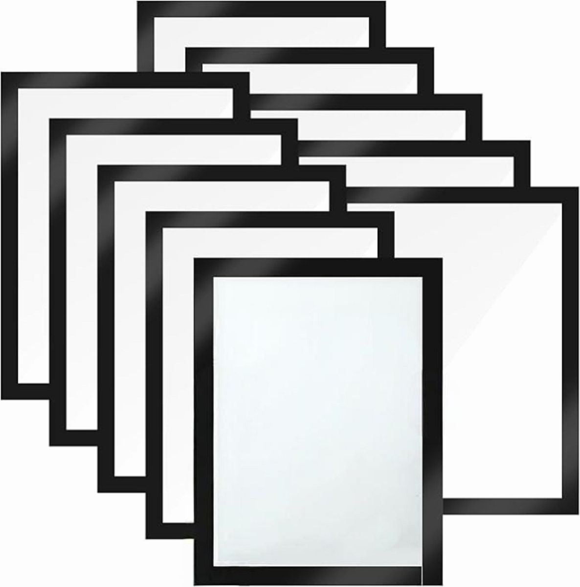 10pcs A4 Magnetic File Display Holder Self Adhesive Photo Frame | Shop ...