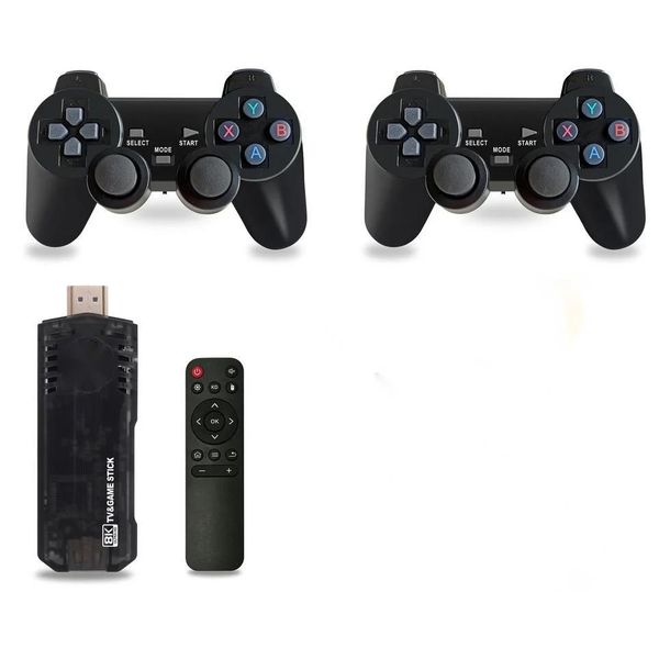 2 in 1 - 8K 64G Wireless Retro Classic TV Game Console &amp; Media Box