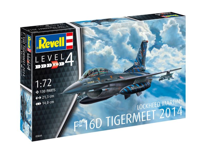 Revell 1/72 F-16D Fighting Falcon Plane Plastic Model Kit