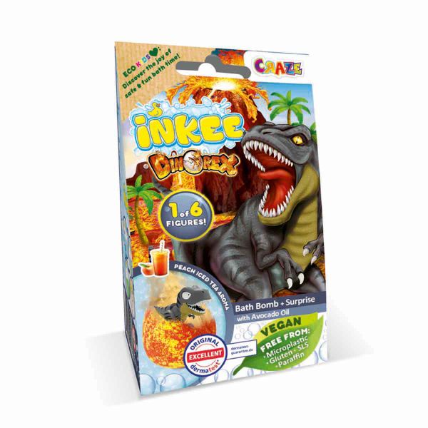 Inkee-Surprise Bath Bomb Dino-Blindbox