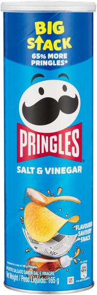 Pringles Salt and Vinegar 165g