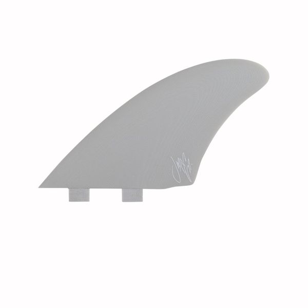 Captain Fin Jeff Mccallum Keel Glass TT Fin Off White