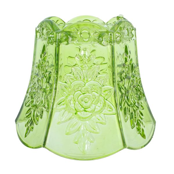 Decor Small Replacement Rose-Shaped Glass Lampshade - 14.5cm