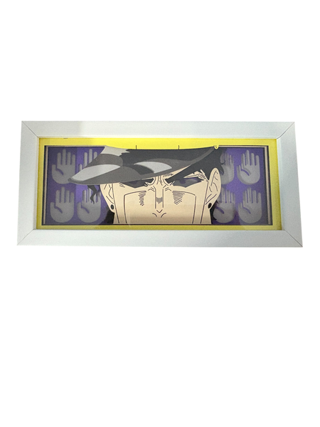 JoJo's Bizarre Adventure inspired shadow box light