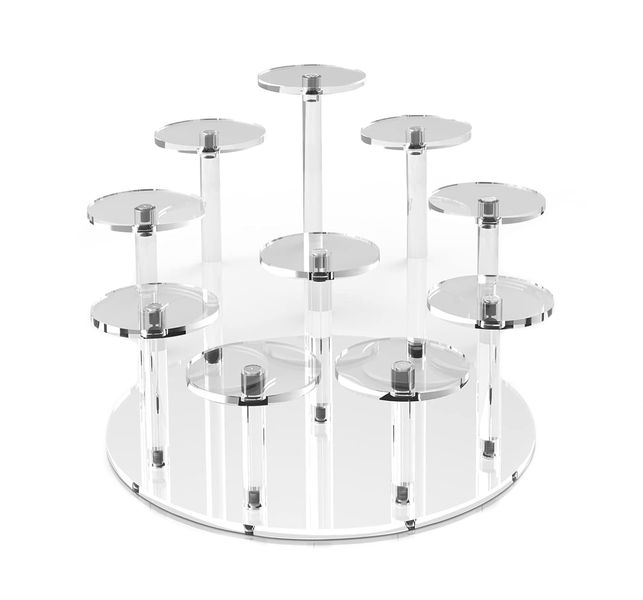 Acrylic Cupcake Stand - Holds 10 Cupcakes