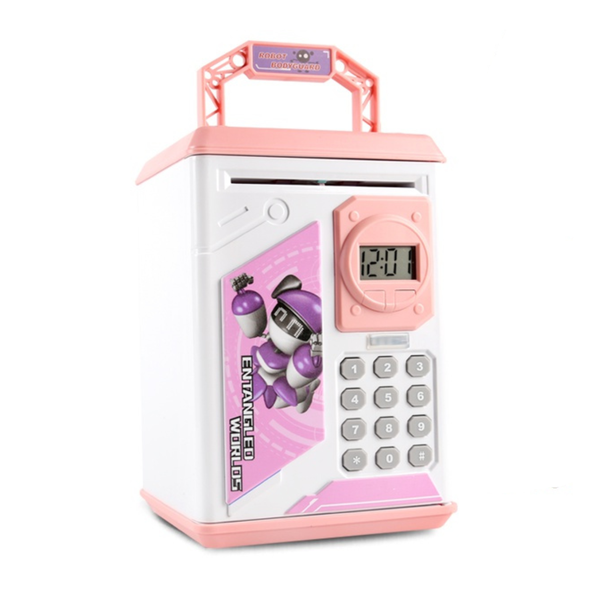 Kids ATM Fingerprint Password Money Box