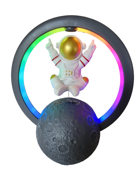 Suspended Astronaut Bluetooth Speaker with RGB Lights (Gold Astronaught)