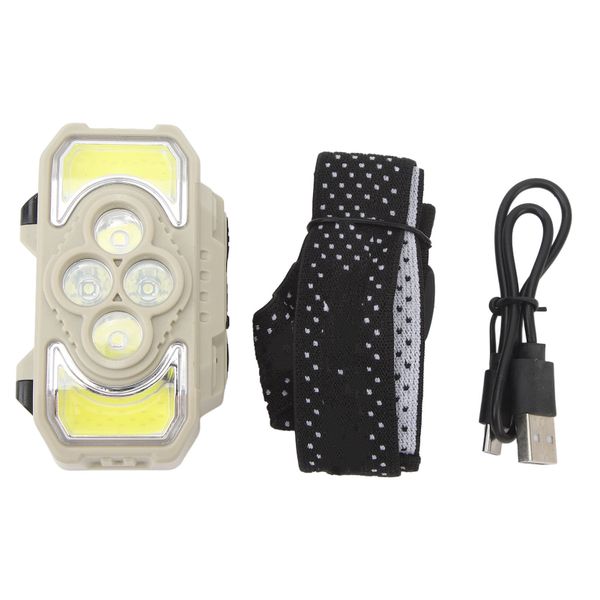 COB LED Headlamp Super Bright Motion Sensor Ror Outdoor